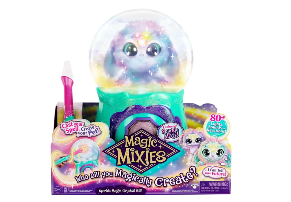 Magic Mixies Moose Magic Ball Crystal Ball with Light and Sound 8" Plush NEW